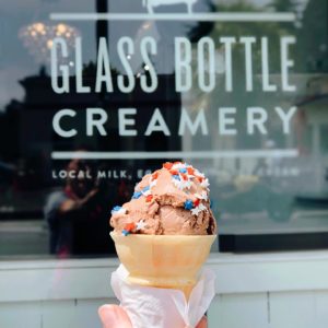 Glass Bottle Creamery is an ice cream shop located on Vashon Island